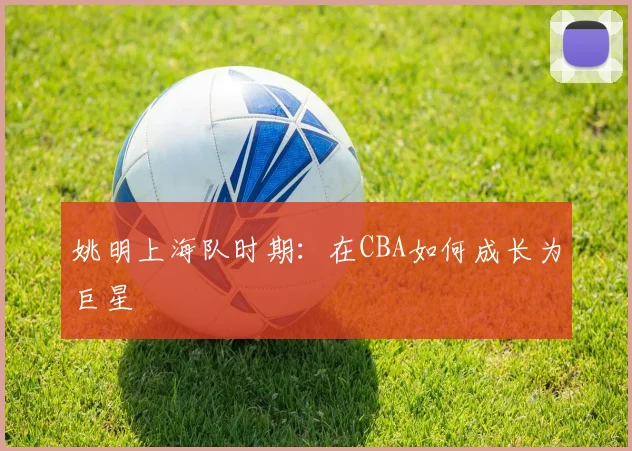 姚明上海队时期：在CBA如何成长为巨星